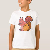 Sunset Squirrel T-Shirt (Vorderseite)