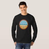 Sunset Staat Beach California Ca Beach Waves T-Shirt (Vorne ganz)