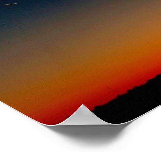 Sunset Star Poster (Ecke)