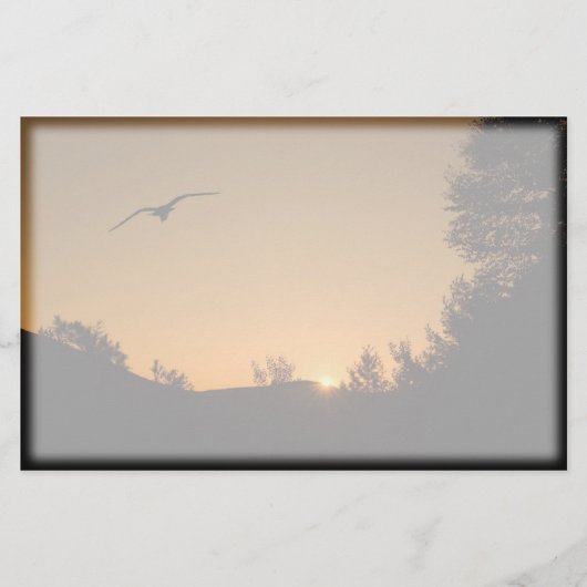 Sunset Stationary Briefpapier (Vorderseite)