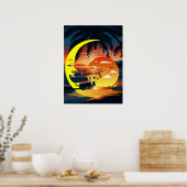 Sunset Strip Party Poster (Küche)