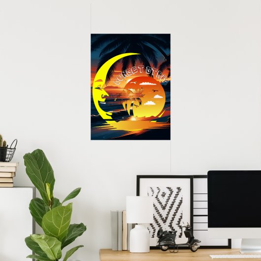 Sunset Strip Party Poster (Heimbüro)