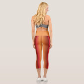 Sunset Stripe Acwear Capri Leggings (Rückseite)