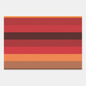 Sunset Stripes Geschenkpapier Set (Vorderseite 3)