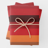 Sunset Stripes Geschenkpapier Set (Beispiel)