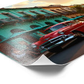 Sunset Stroll in Old Havana Fotodruck (Ecke)