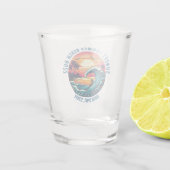 Sunset Summer Beach Buzz- Schnapsglas (Rückseite)
