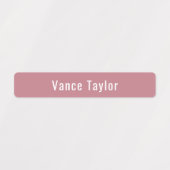 Sunset Summer Color Palette Waterproof Name Labels Etiketten (Design 1)