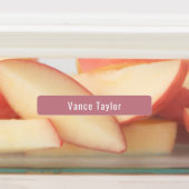 Sunset Summer Color Palette Waterproof Name Labels Etiketten (Befestigt)