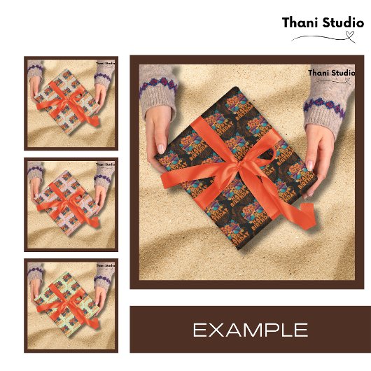 Sunset Summer Orange Einfache Schlichte Moderne El Satinband