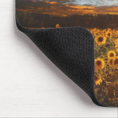 Sunset SunblumenField Mousepad (Ecke)