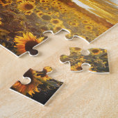 Sunset SunblumenField Puzzle (Seite)