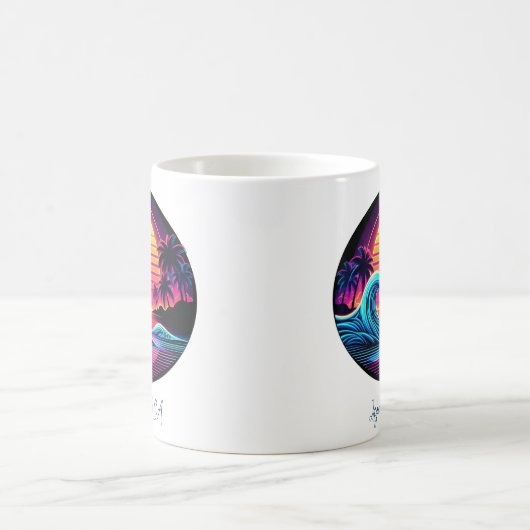 Sunset Surf Glow Kaffeetasse (Mittel)