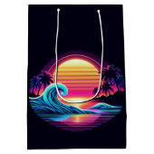 Sunset Surf Glow Mittlere Geschenktüte (Rückseite)