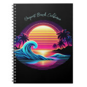 Sunset Surf Glow Notizblock (Vorderseite)