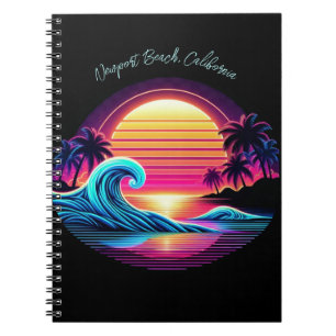Sunset Surf Glow Notizblock