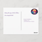 Sunset Surf Glow Postkarte (Rückseite)