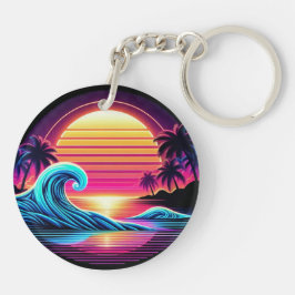Sunset Surf Glow Schlüsselanhänger