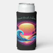 Sunset Surf Glow Selters Dosenkühler (Seltzer Vorderseite)