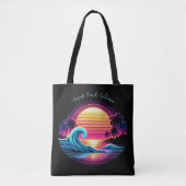Sunset Surf Glow Tasche (Vorderseite)