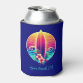 Sunset Surfboard Paradies- Dosenkühler (Kanne Vorderseite)