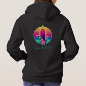 Sunset Surfboard Paradies- Hoodie (Rückseite)