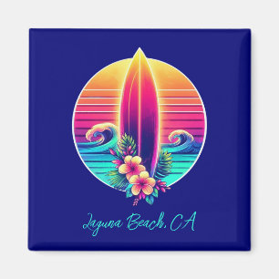 Sunset Surfboard Paradies- Magnet
