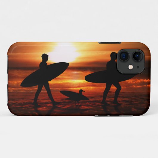 Sunset Surfer Case-Mate iPhone Hülle (Rückseite (Horizontal))
