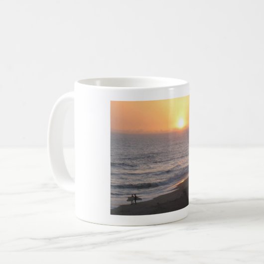 Sunset Surfer Kaffeetasse (Vorderseite Links)