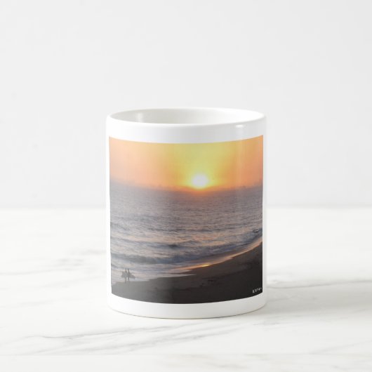 Sunset Surfer Kaffeetasse (Mittel)