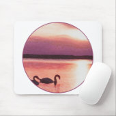 Sunset Swans Mousepad (Mit Mouse)