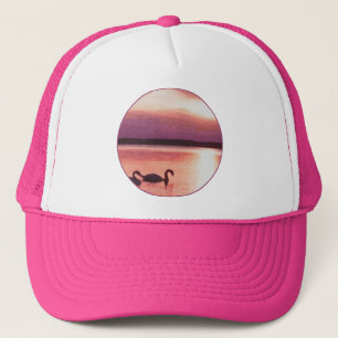 Sunset Swans Truckerkappe