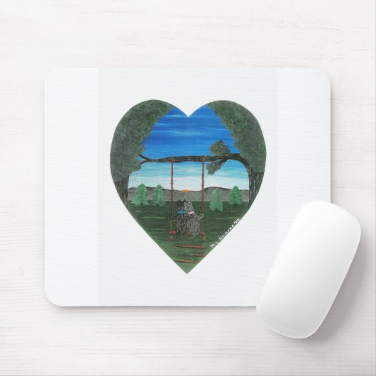 Sunset Sweethearts Mousepad (Mit Mouse)