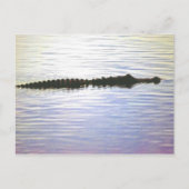 SUNSET SWIM POSTCARD POSTKARTE (Vorderseite)