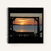 Sunset Swing Note Book Notizblock (Vorderseite)