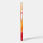 Sunset Swirl iPhone Case - Gelb, Rot & Orange (Rückseite / Links)