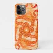 Sunset Swirl Pattern iPhone Case (Rückseite)