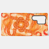 Sunset Swirl Pattern Phone Case Samsung Galaxy Hülle (Rückseite (Horizontal))
