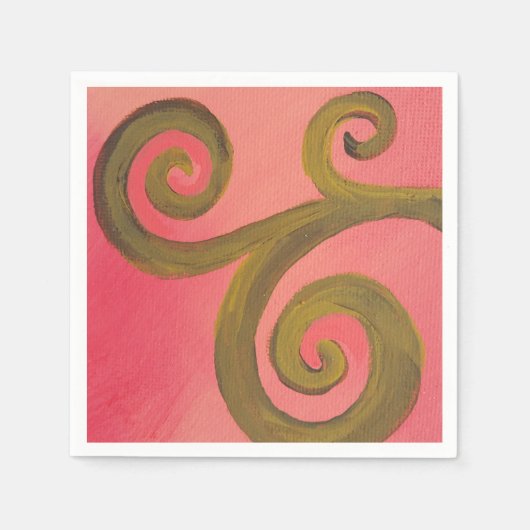 Sunset Swirl Serviette (Vorderseite)