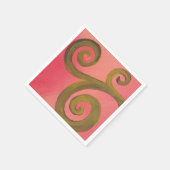 Sunset Swirl Serviette (Ecke)