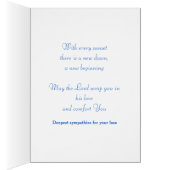 Sunset Sympathy Card (Innen (Rechts))