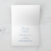 Sunset Sympathy Card Karte (Innenseite)