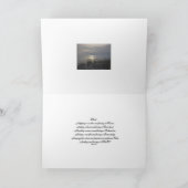 Sunset Sympathy Card Karte (Innenseite)