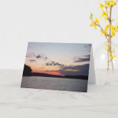 Sunset Sympathy Card Karte (Gelbe Blume)
