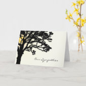 Sunset Sympathy Card Karte (Gelbe Blume)