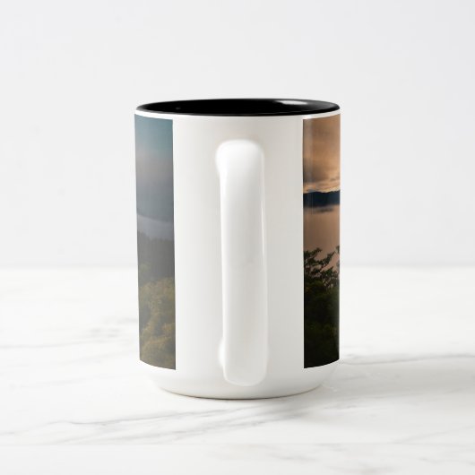 "Sunset Symphony" Zweifarbige Tasse (Henkel)