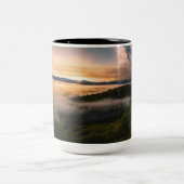 "Sunset Symphony" Zweifarbige Tasse (Mittel)