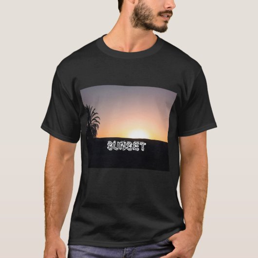 SUNSET T SHIRT (Vorderseite)