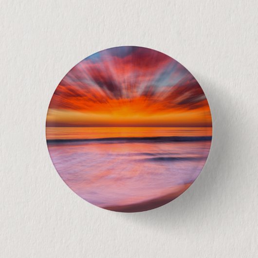 Sunset Tamarack Beach| Carlsbad, CA Button (Vorderseite)