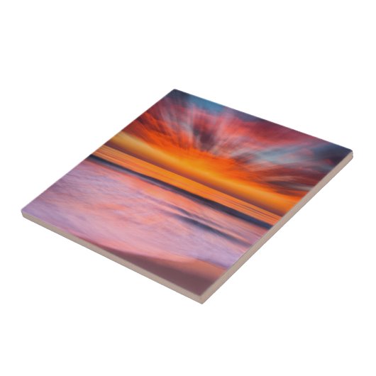 Sunset Tamarack Beach| Carlsbad, CA Fliese (Seite)